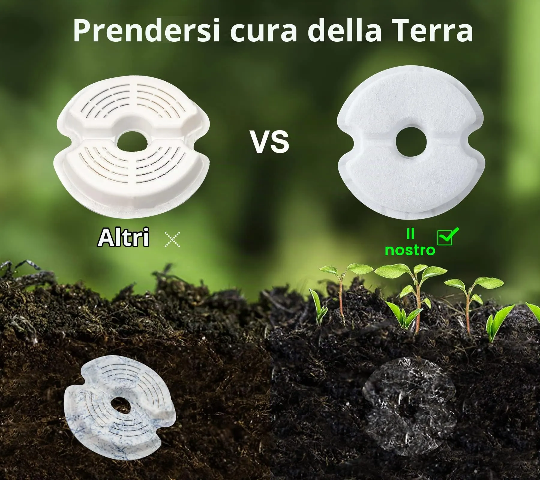 Filtro Fontanella per Gatti 4 Pezzi,Yiupea Fontana Per Gatti Filtro Per Fontana Gatto/Cane 2L&2.5L/67-84 oz, con Carbone Attivo e Resina-Tripla Filtrazion - immagine 4