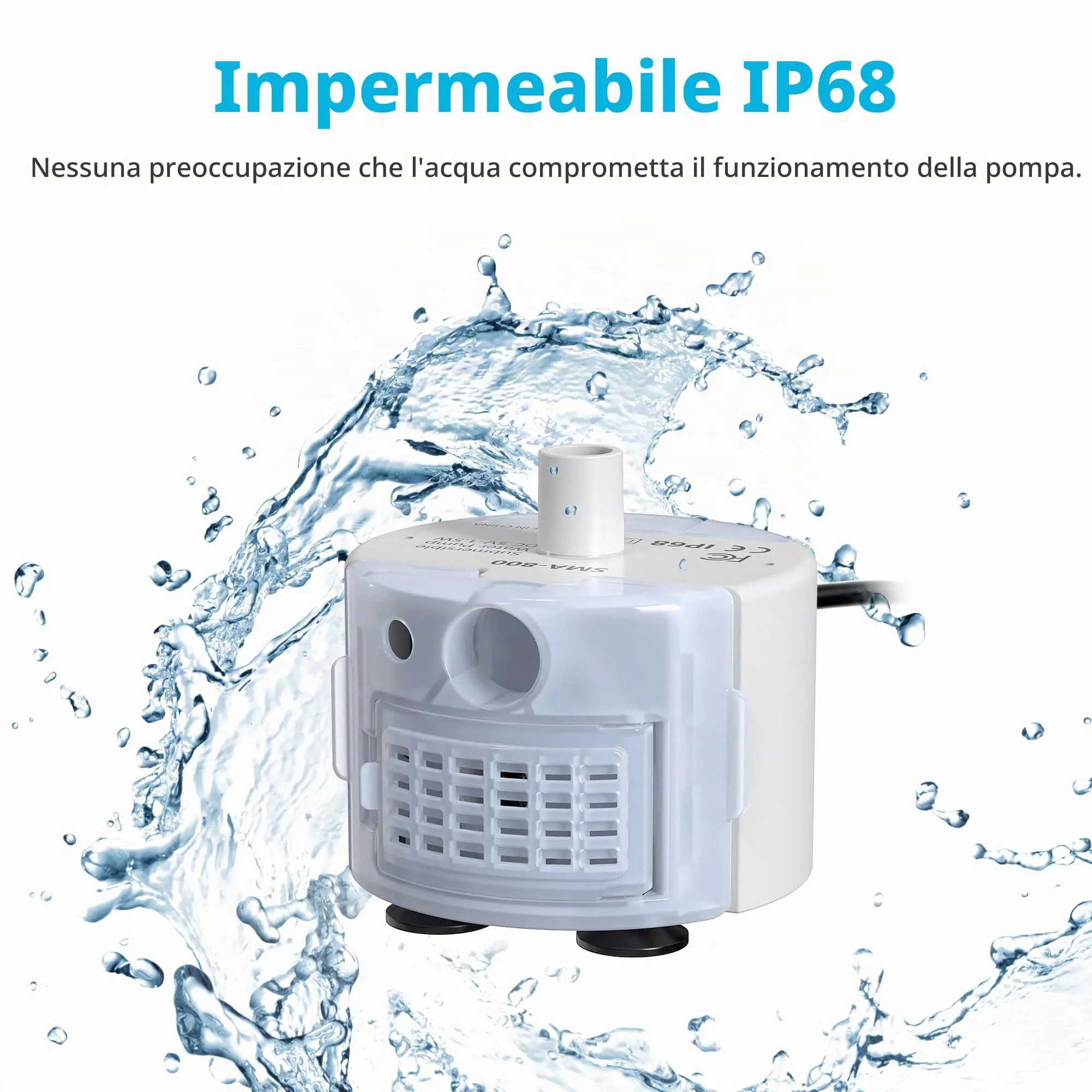 Petace Pompa Fontanella per Gatti, Pompa di Ricambio per Fontana di Petace - immagine 3