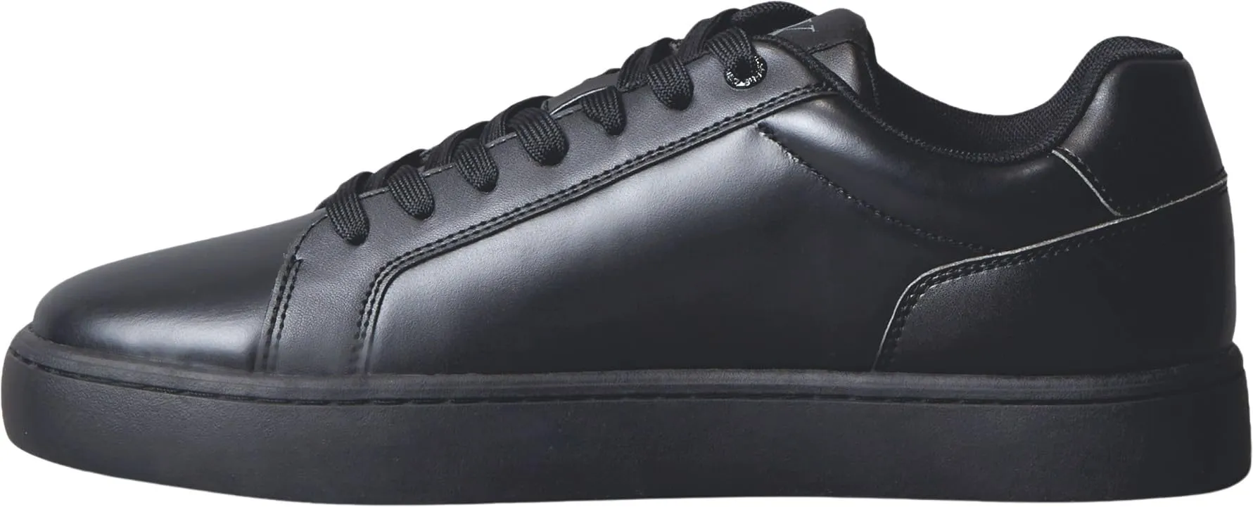 Calvin Klein Uomo Sneakers con Suola Preformata Classic Mono in Pelle, Nero (Triple Black), 42 - immagine 1