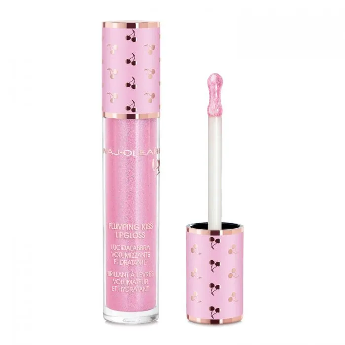 Naj Oleari Plumping Kiss Lipgloss - Lucidalabbra Volumizzante 6ml / 11 Rosa Olografico - immagine 1