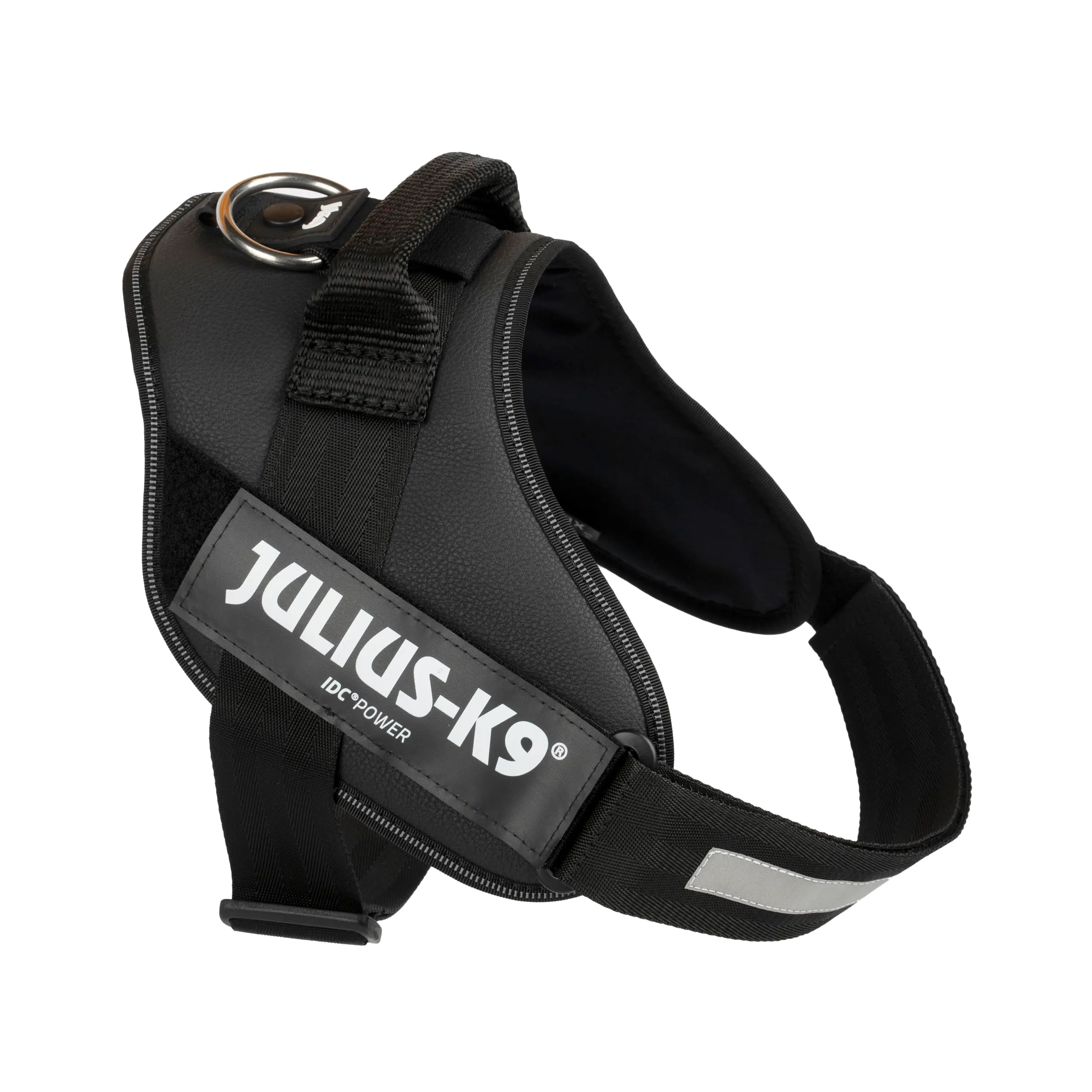 Pettorina IDC Power, Taglia: 2/XL, Nero - finta pelle - immagine 2