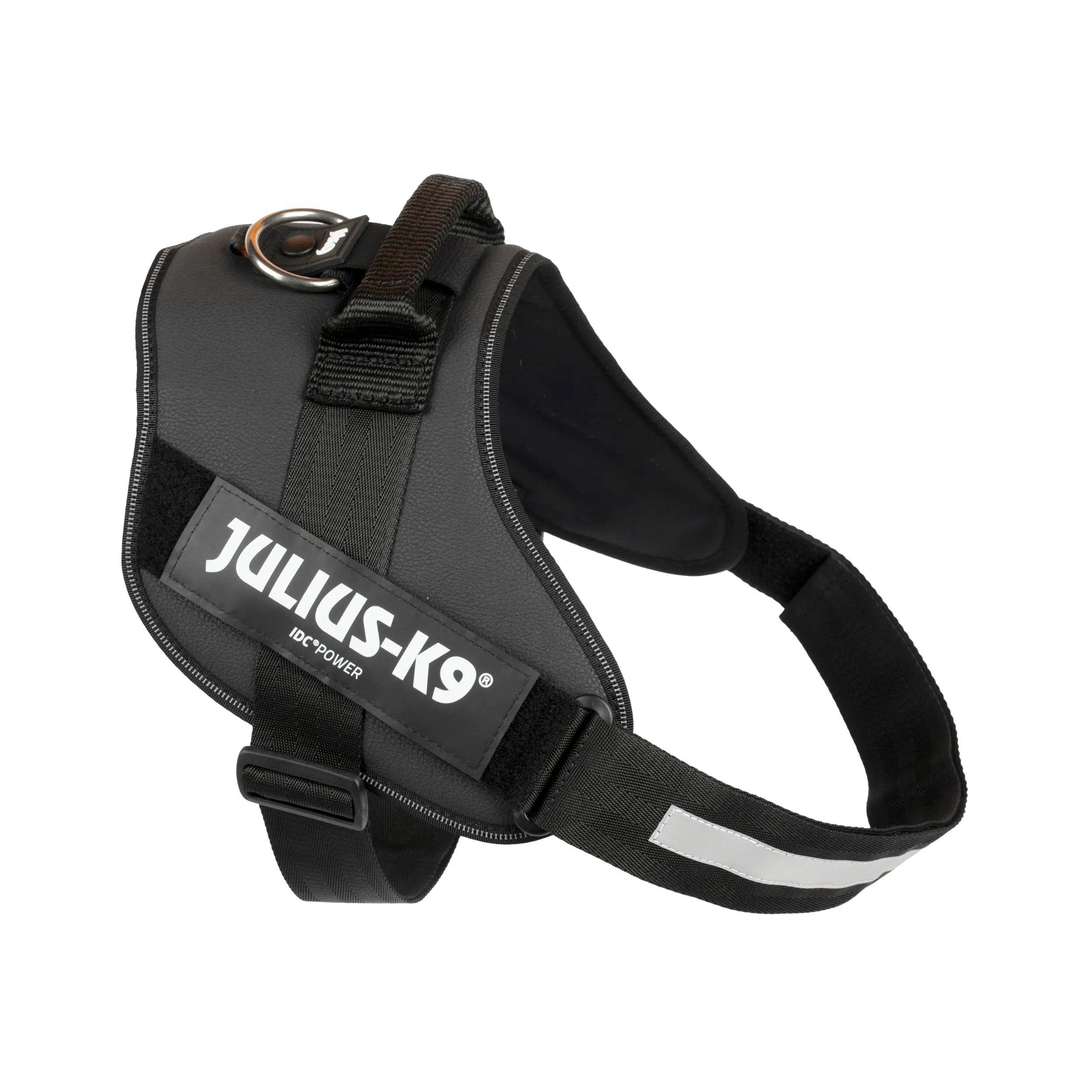 Pettorina IDC Power, Taglia: 3/2XL, Nero - finta pelle - immagine 4