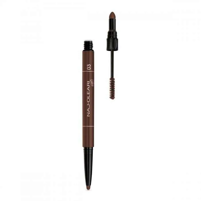 Naj Oleari 3 in 1 Perfect Brow - Matita e Mascara Sopracciglia 0.15gr + 1ml / 03 More - immagine 1