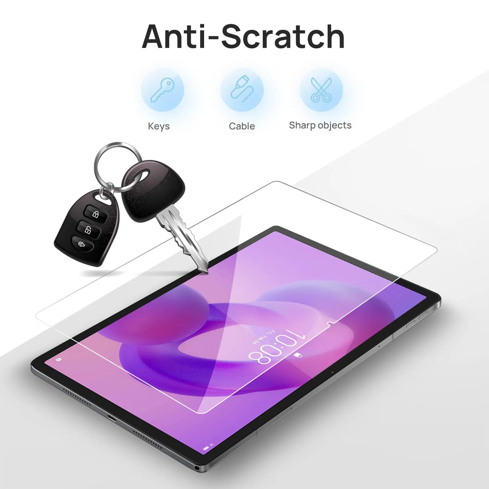 Gerutek 2 Pezzi Pellicola Protettiva per Lenovo Idea Tab 11/Tab M11/Tab K11 - immagine 4