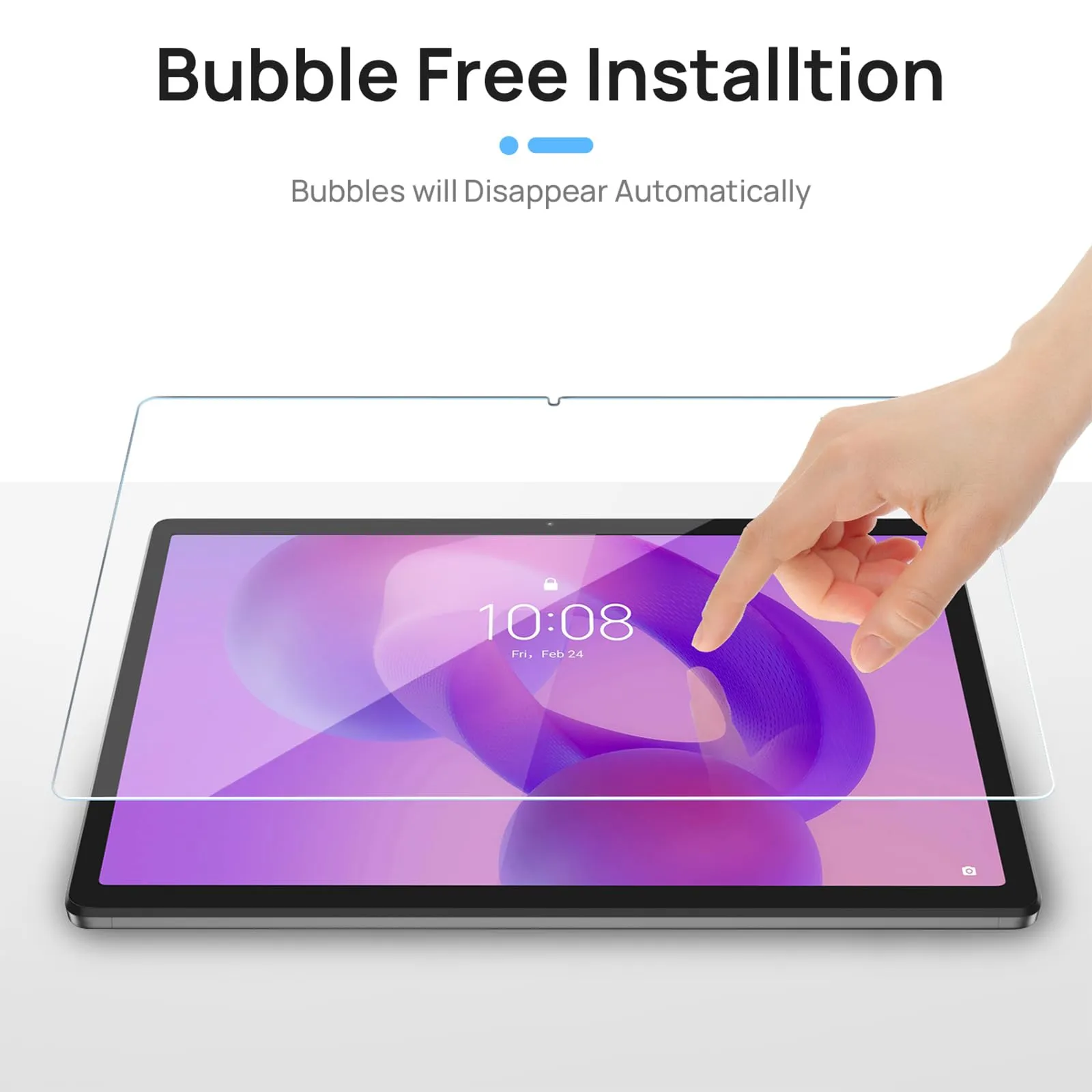 Gerutek 2 Pezzi Pellicola Protettiva per Lenovo Idea Tab 11/Tab M11/Tab K11 - immagine 6