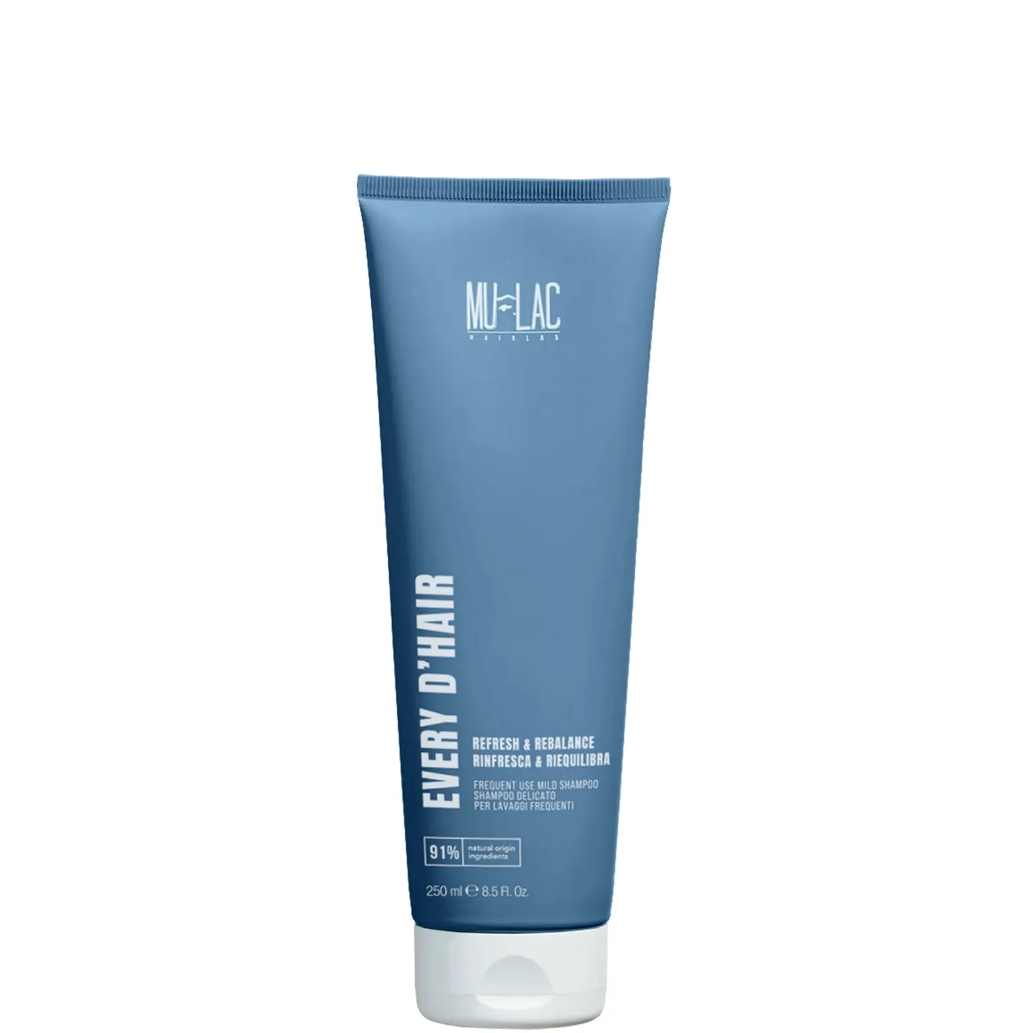 Mulac Mulac EVERY D'HAIR Shampoo Delicato Lavaggi Frequenti - 250 ML - immagine 1