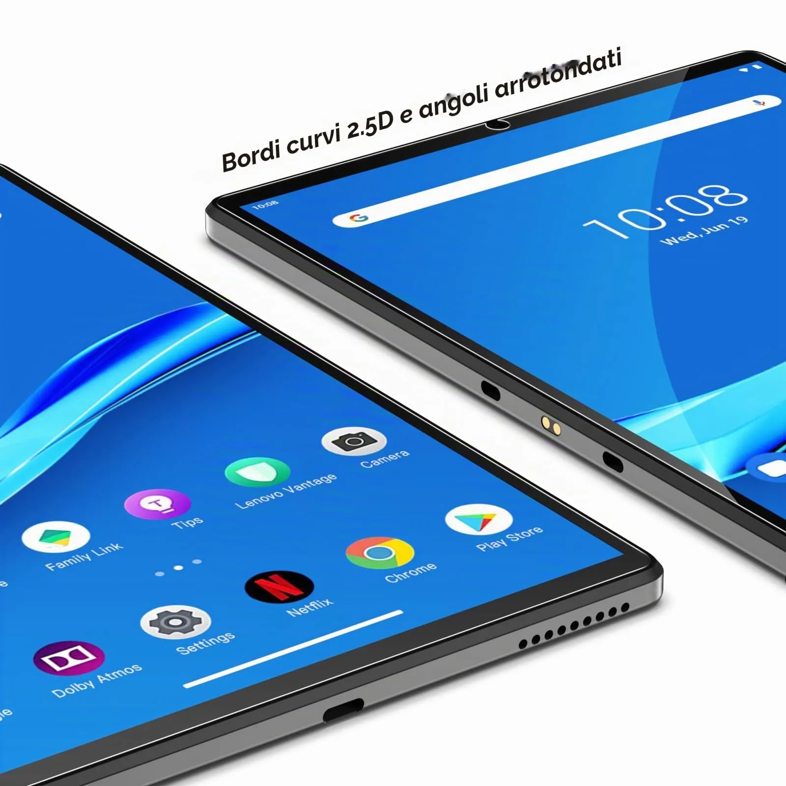 Gerutek 2 Pezzi Pellicola Protettiva per Lenovo Tab M10 Plus 2nd Gen 10,3'' - immagine 7