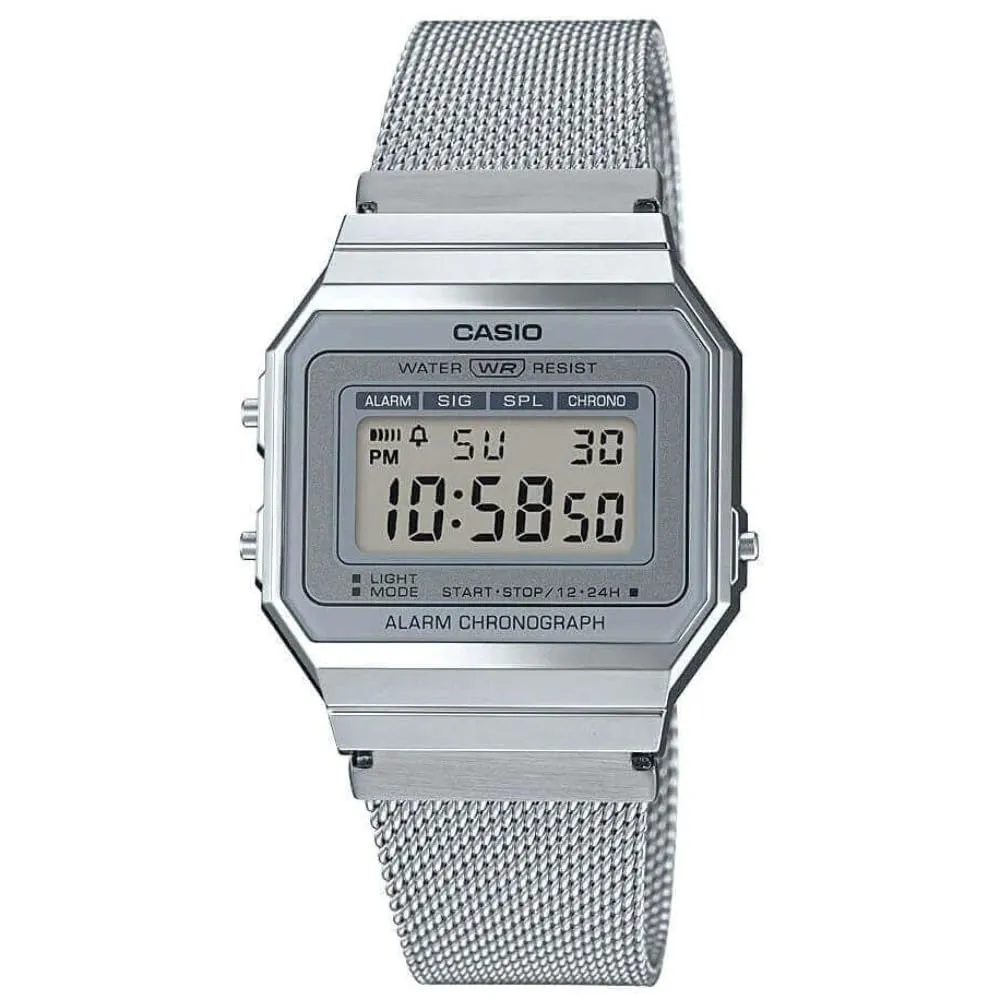 Casio Orologio Digitale Donna con Cinturino in Acciaio Inox A700WEM-7AEF - immagine 1