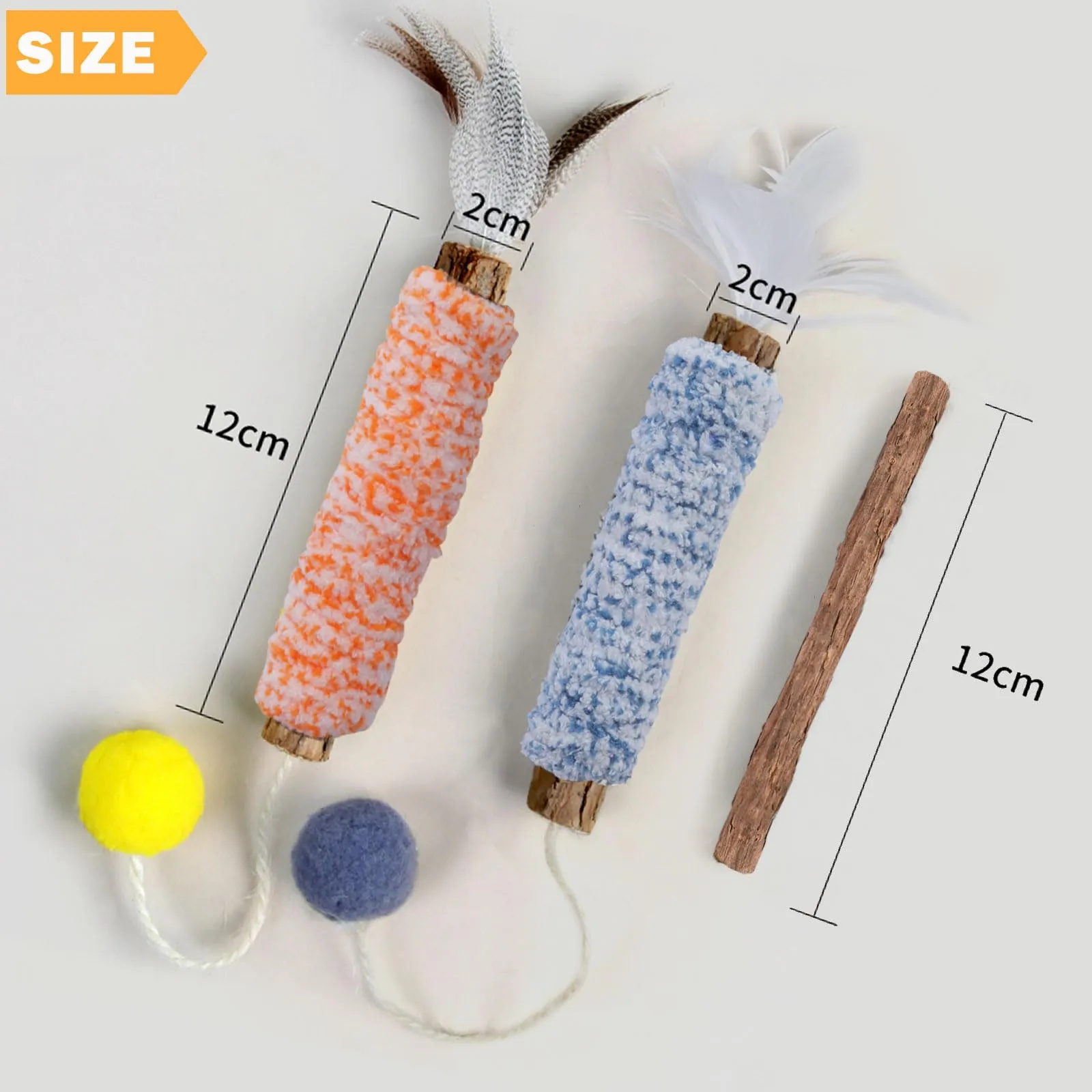 PetGens Bastoncini Erba Gatta per Gatti, Matatabi Naturale Giochi da Masticare Bastoncini per Gatti Denti Catnip Stick(10 PCS) - immagine 4