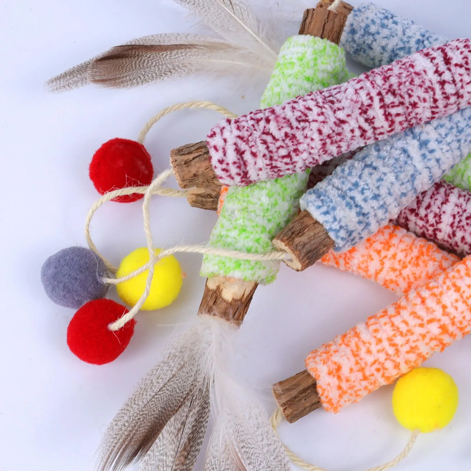 PetGens Bastoncini Erba Gatta per Gatti, Matatabi Naturale Giochi da Masticare Bastoncini per Gatti Denti Catnip Stick(10 PCS) - immagine 7