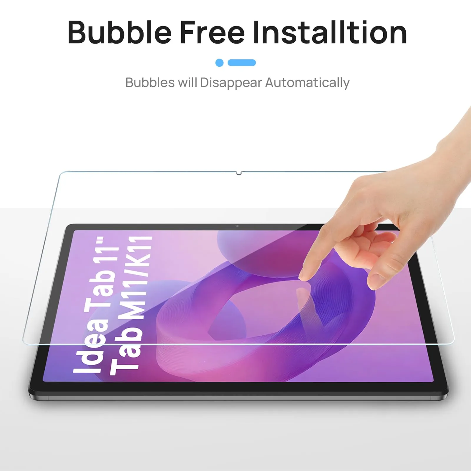 Gerutek 2 Pezzi Pellicola Protettiva per Lenovo Idea Tab 11/Tab M11/Tab K11 - immagine 6