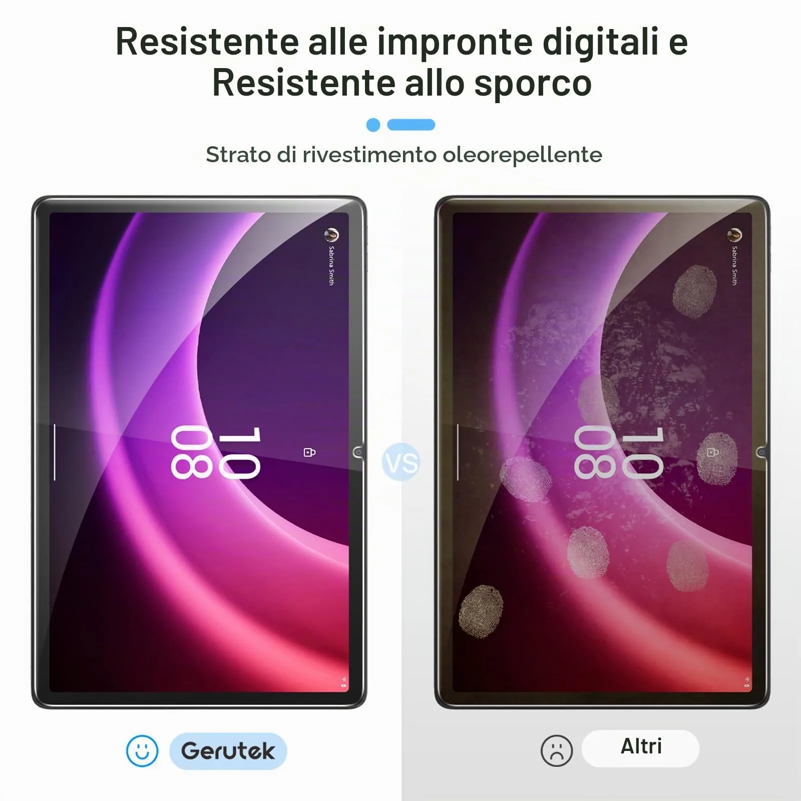 Gerutek 2 Pezzi Pellicola Protettiva per Lenovo P11 2nd Gen 11,5'' 2023 - immagine 5