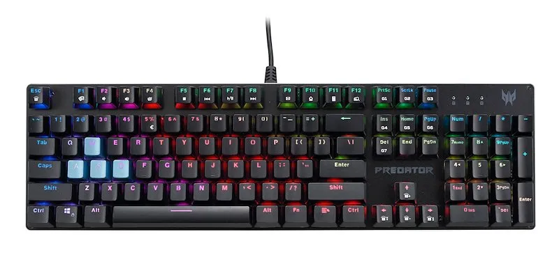 Acer Tastiera Gaming Predator Aethon 303 Retroilluminata Nero - immagine 1
