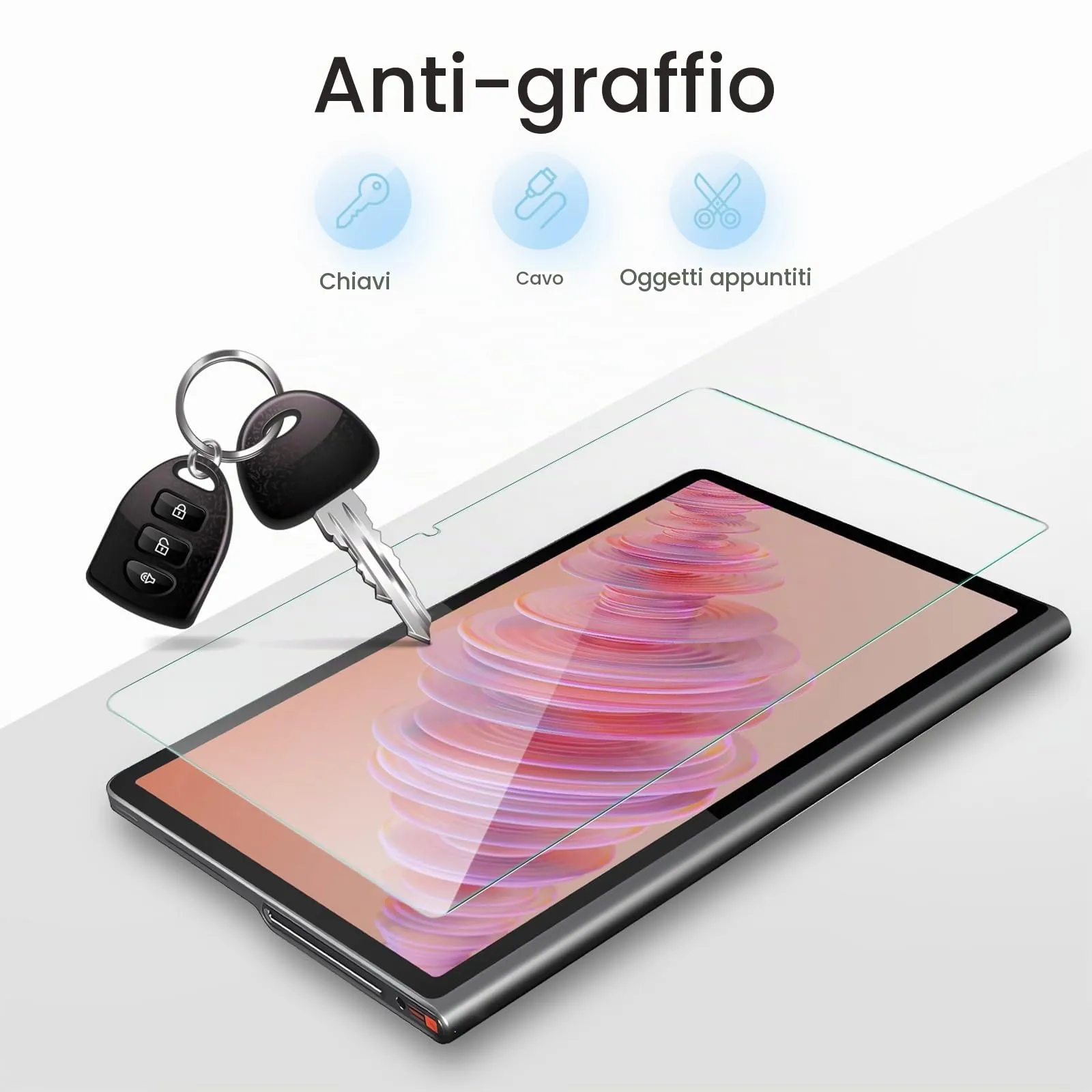 Gerutek 2 Pezzi Pellicola Protettiva per Lenovo Tab Plus 11.5 Pollici 2024 - immagine 3