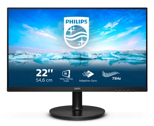 Philips 21,5 Va LED Gaming Monitor 75 Hz Adaptive Sync 222V8LA/00 - immagine 1