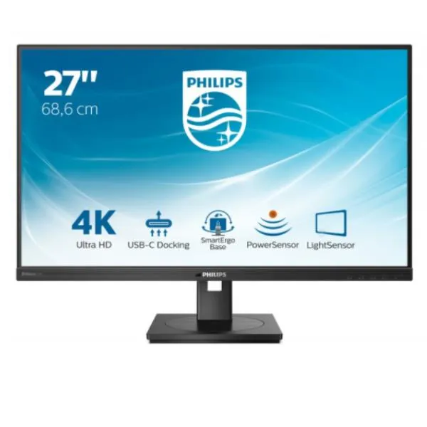 Philips 27 Ips 4K Usb-C 350 CD/M2 1000:1 279P1/00 - immagine 1