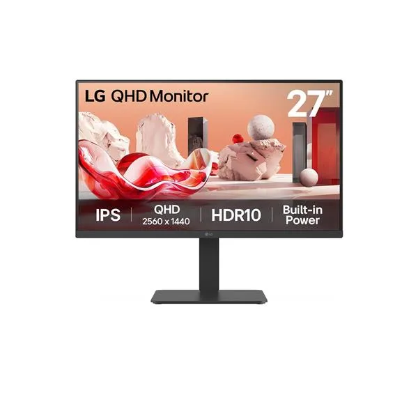 Lg 27 Ips Borderless 2560X1440 HDR10 27BA54QB-B.AEU - immagine 1