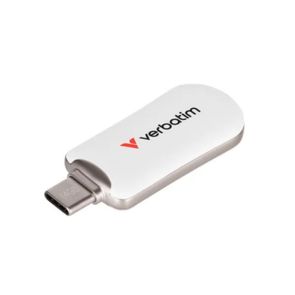 Verbatim Plectra Usb-C Flash Drive White 512GB 30231 - immagine 1