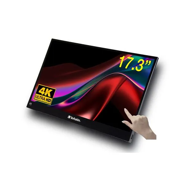 Verbatim Monitor Portatile Touch 17.4 4K Ultra HD 32239 - immagine 1