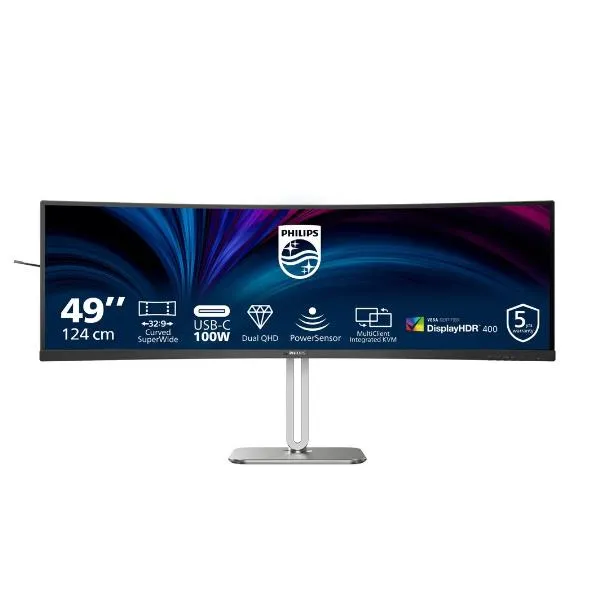 Philips 49 32:9 Curvo 5120X1440 75HZ 49B2U5900C/00 - immagine 1
