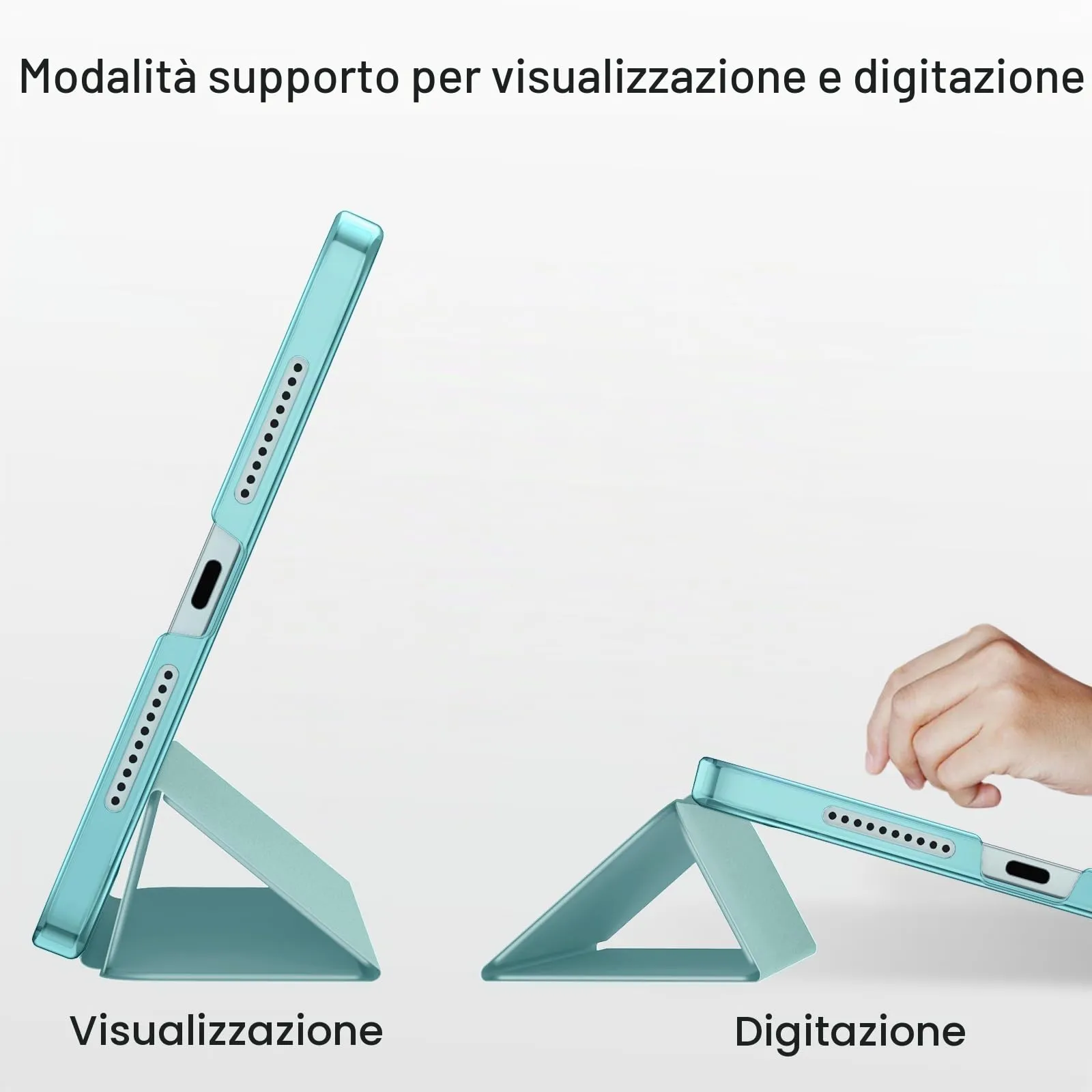 JETech Custodia per iPad mini A17 Pro/6ª Gen, Blu - immagine 5