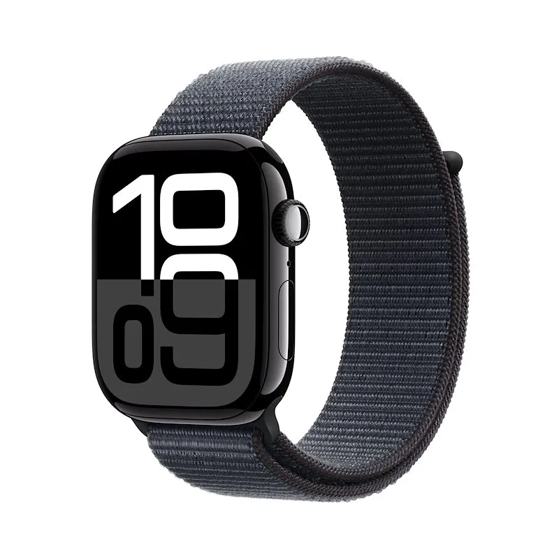 Apple Watch Series 10 46MM GPS+Cellular Alluminio Jet Black Cinturino Sport Nero - immagine 1