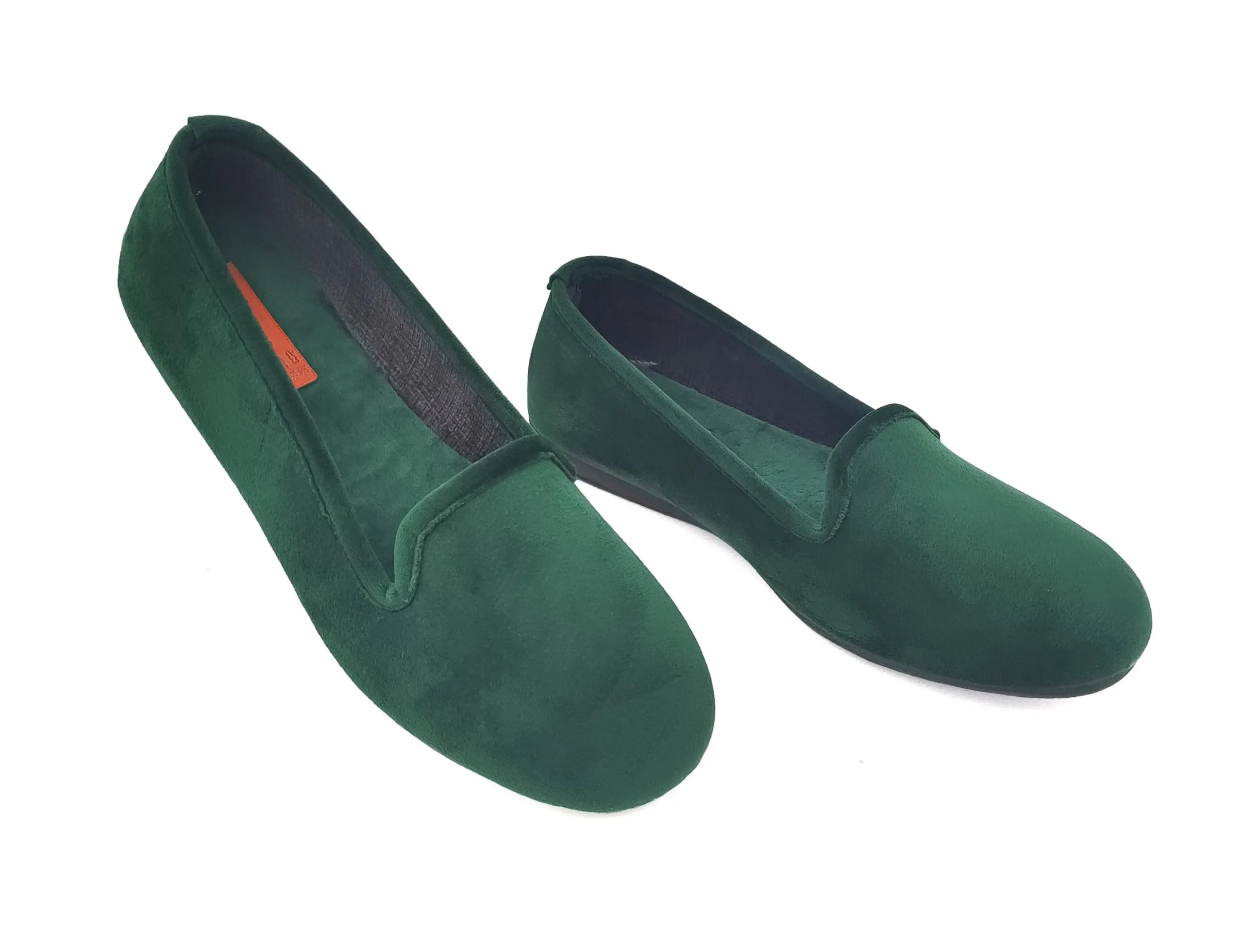 Meravigliose Pantofole Invernali Donna, Ballerine Chiuse da Casa Invernali in Velluto Rasato, Ciabatte Eleganti e Super Comode (Smeraldo, Sistema Taglie Calzature EU, Adulto, Donna, Numero, Media, 36) - immagine 1