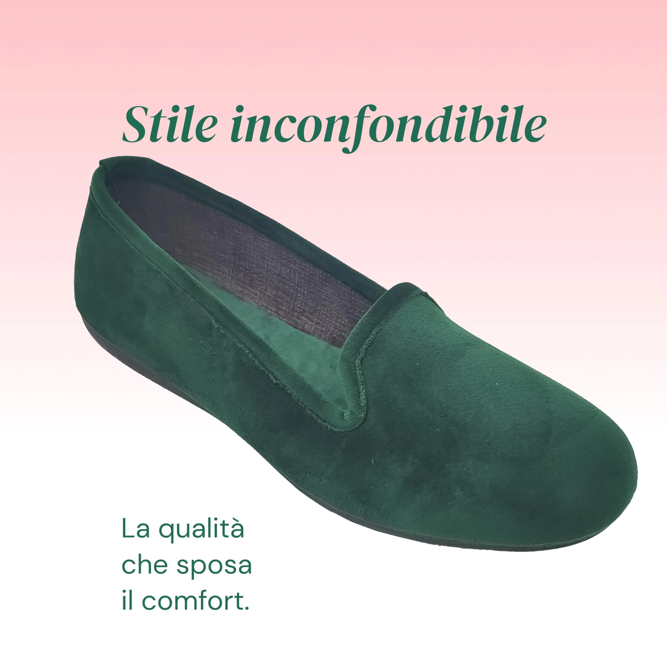 Meravigliose Pantofole Invernali Donna, Ballerine Chiuse da Casa Invernali in Velluto Rasato, Ciabatte Eleganti e Super Comode (Smeraldo, Sistema Taglie Calzature EU, Adulto, Donna, Numero, Media, 36) - immagine 3
