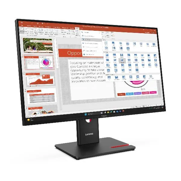 Lenovo Thinkvision T27-40 27 IPS/FHD/VGA,HDMI,DP,USB-C 64A5MAT6EU - immagine 1
