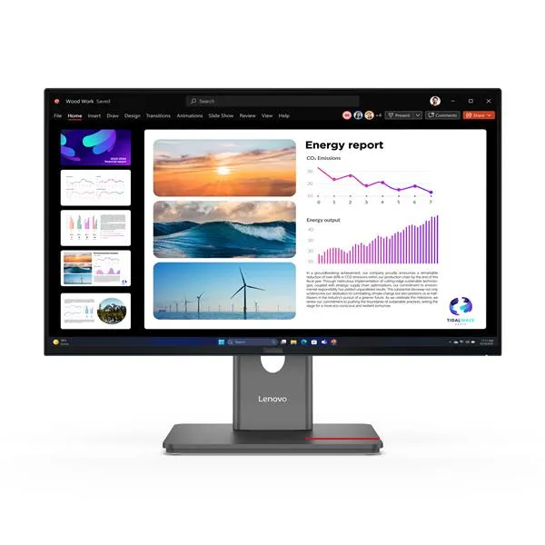 Lenovo Ts Thinkvision P24Q-40 23.8QHD IPS/QHD/HDMI,DP,US 64B2GAT1EU - immagine 1