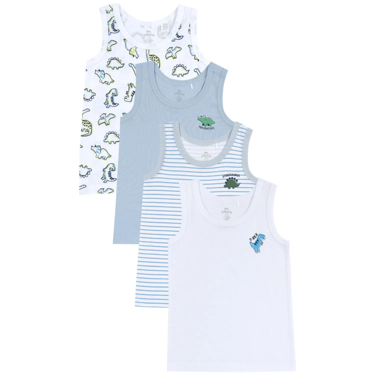 Chicco Bambini e ragazzi Set 4 Canottiere - immagine 1