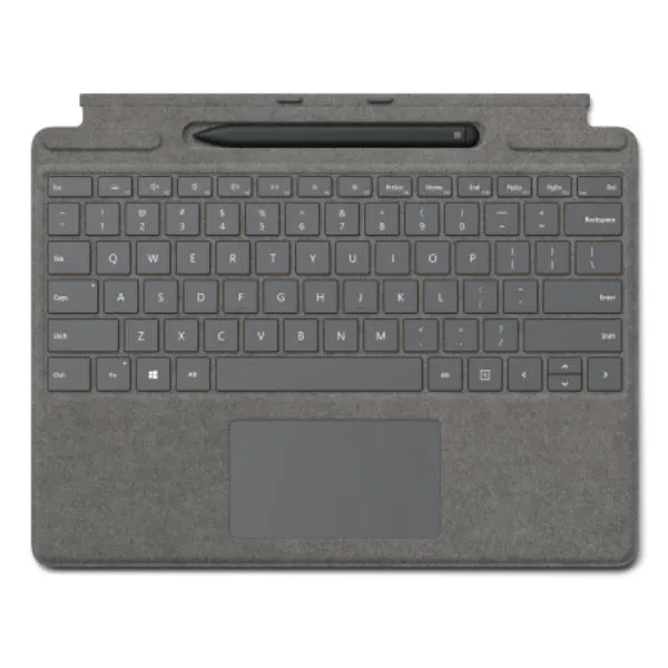 Microsoft Surface PRO10/11 Keyboard PLATINO+SLIMPEN2 Copilot 8X8-00173 - immagine 1