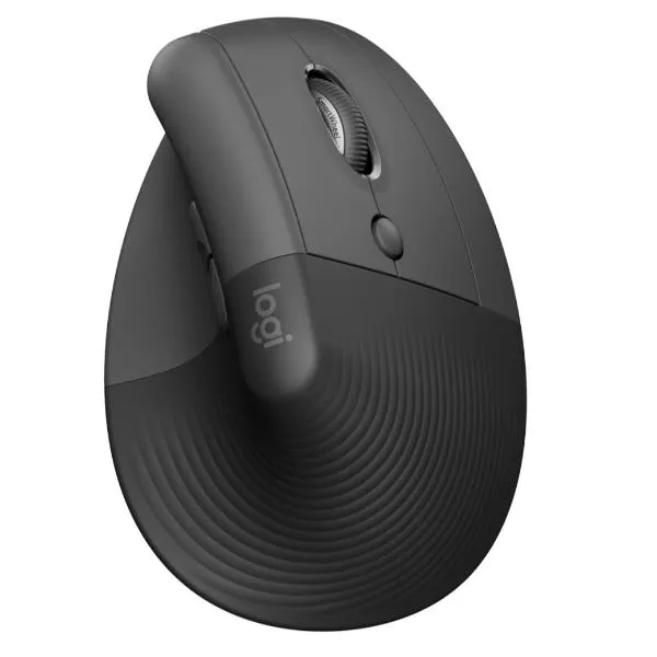 Logitech Lift Vertical Ergonomic Mouse - Graphite 910-006473 - immagine 1