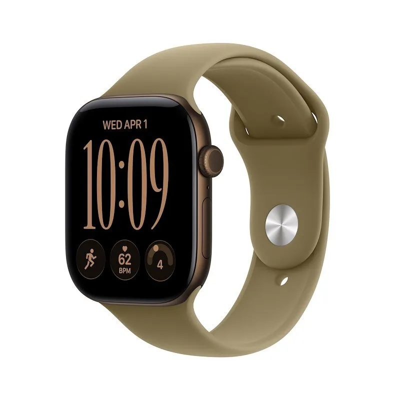 Apple Watch Series 12 GPS 46MM S/M Cassa Alluminio Bronzo scuro e Sport Band Oliva - immagine 1