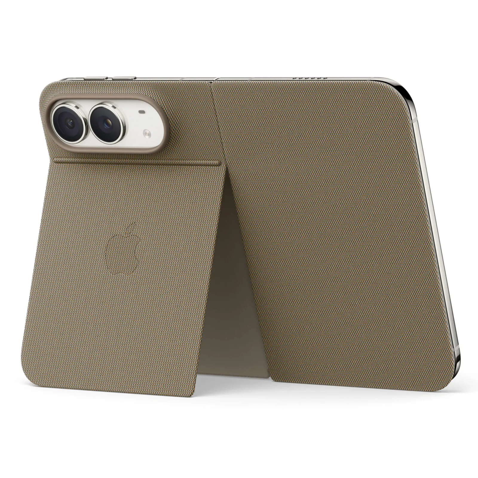 Apple Custodia Folio per iPhone Duo con supporto Mkr64zm/a Grigio talpa - immagine 1