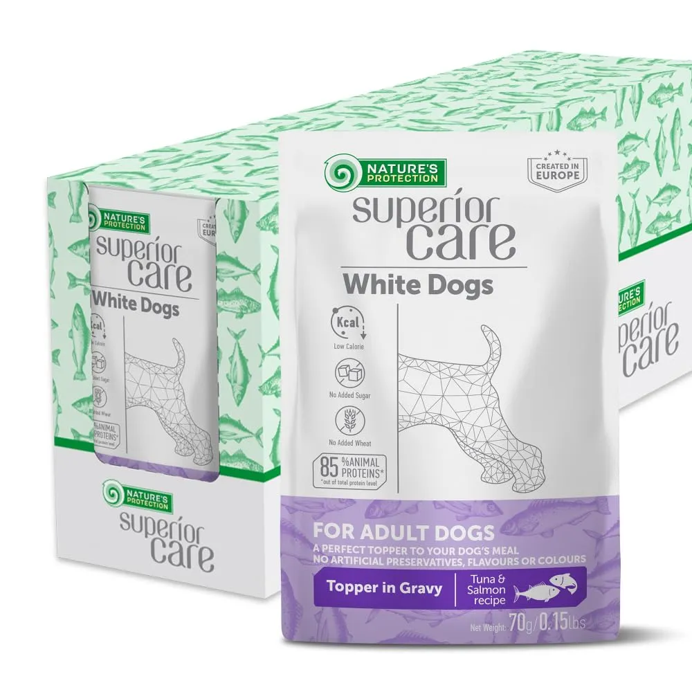 Nature's Protection Superior Care Umido cani, Tonno e salmone 24 x 70 g - immagine 1