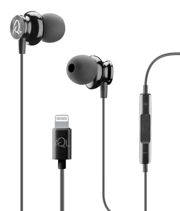 AURICOLARE STEREO IN-EAR MFI NERO - immagine 1