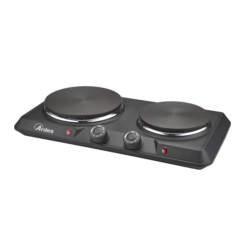 Ardes Fornello elettrico Focus Duo ARFOEL05 Nero - immagine 1