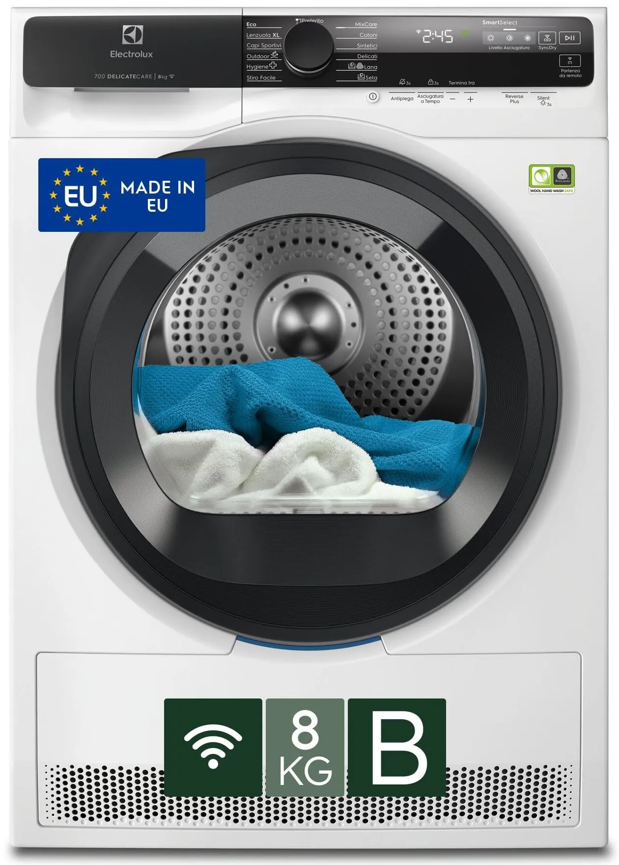 Electrolux Asciugatrice 8 kg EW7H58GY Classe B - immagine 1