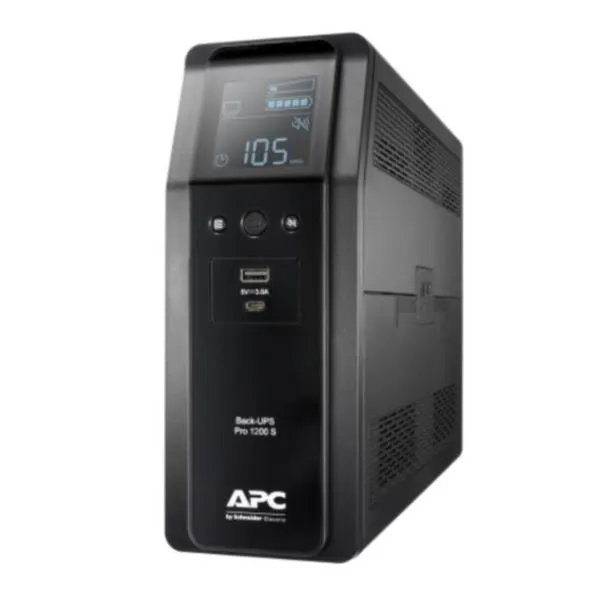 Apc Back UPS Pro Br 1200VA, SINEWAVE,8 Outlets, Avr BR1200SI - immagine 1