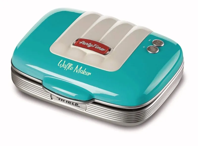 Ariete Piastra per Waffle 1973 Azzurro - immagine 1