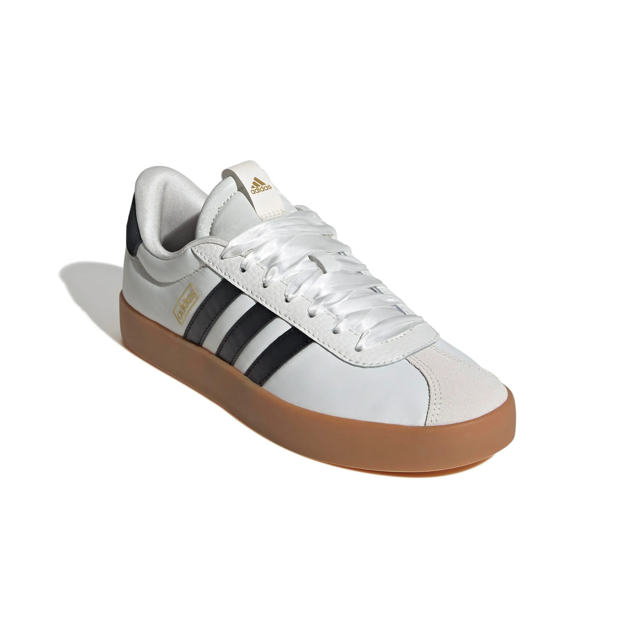 Adidas Donna VL Court 3.0 Shoes, Core White/Core Black/Gold Met., 40 EU - immagine 4