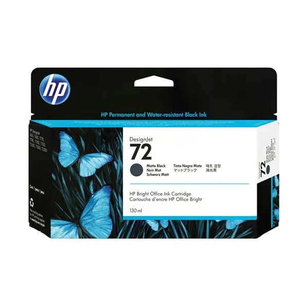 Hp 72 130ML Matte Black Ink Cartridge C9403A - immagine 1
