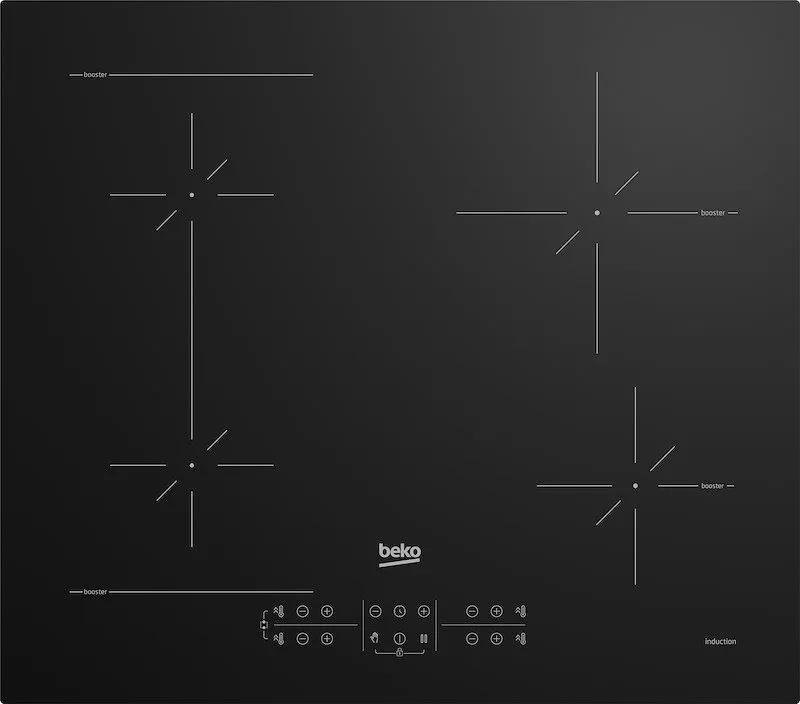 Beko Incasso Piano a Induzione Hii64200sfmt nero - immagine 1