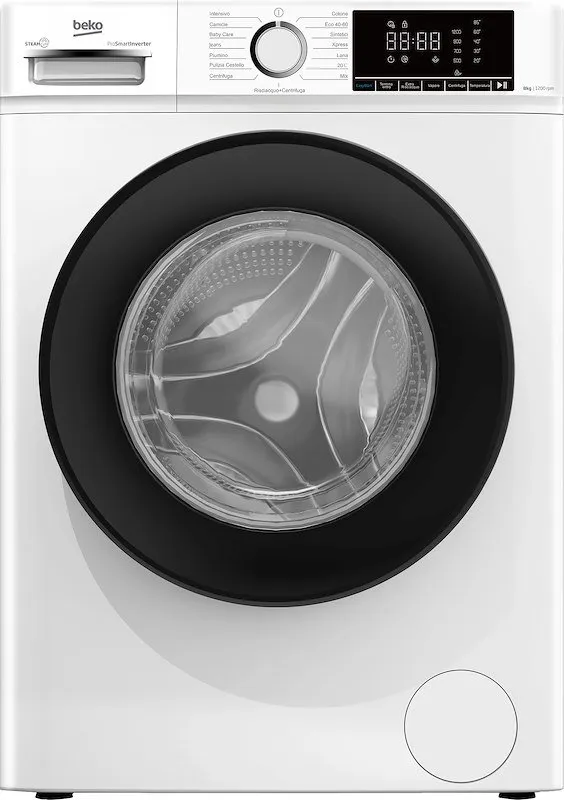 Beko Lavatrice a carica frontale Bmx8126db Bianco - immagine 1