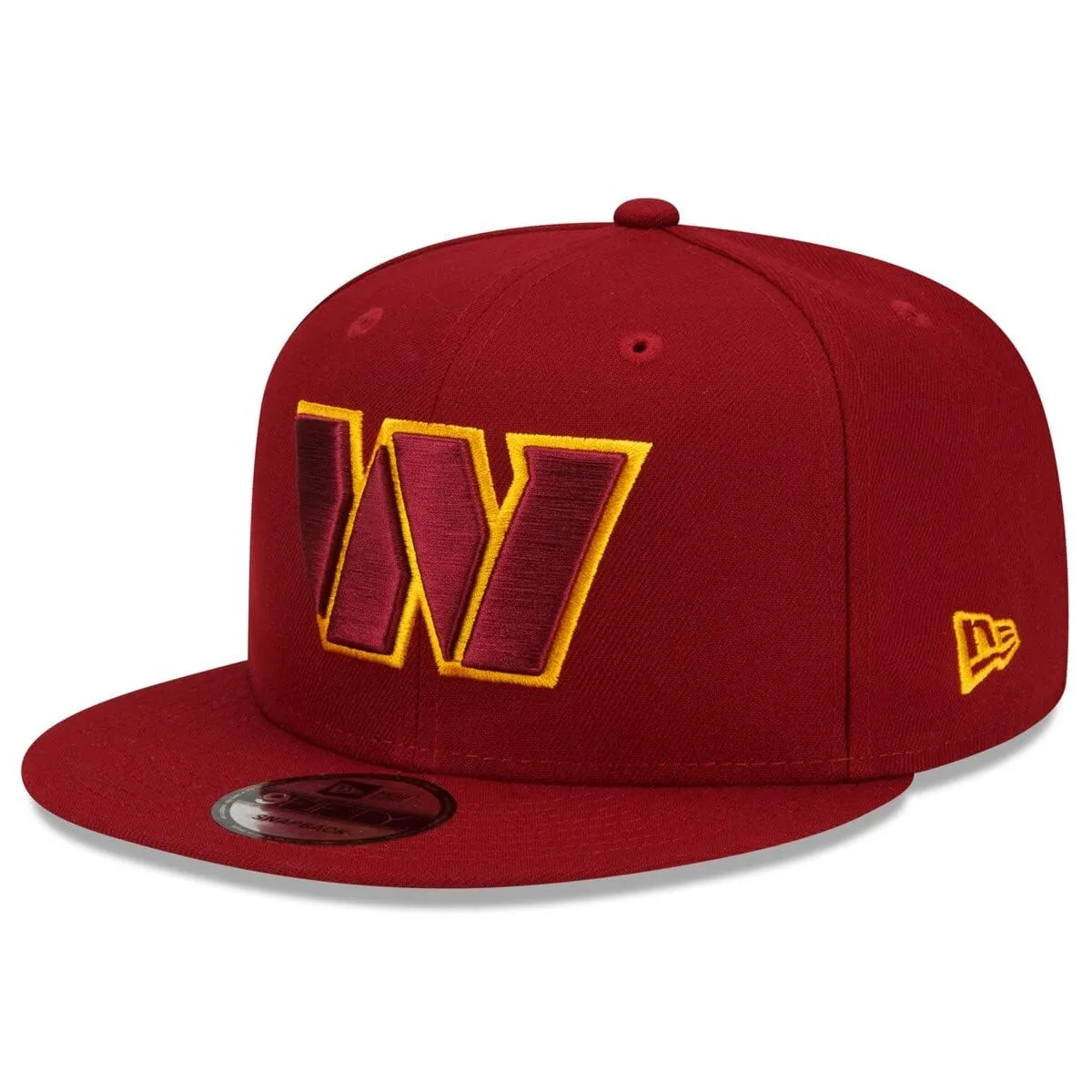 New Era NFL 9FIFTY - Cappello Regolabile con Chiusura a Scatto, Taglia Unica, Washington Commanders - Rosso, Taglia Unica - immagine 1