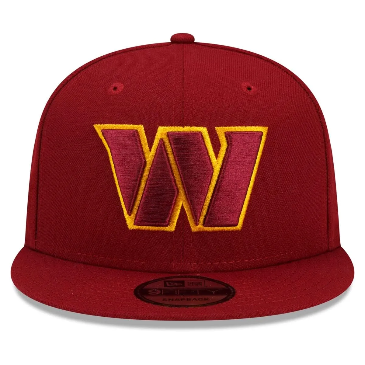 New Era NFL 9FIFTY - Cappello Regolabile con Chiusura a Scatto, Taglia Unica, Washington Commanders - Rosso, Taglia Unica - immagine 2