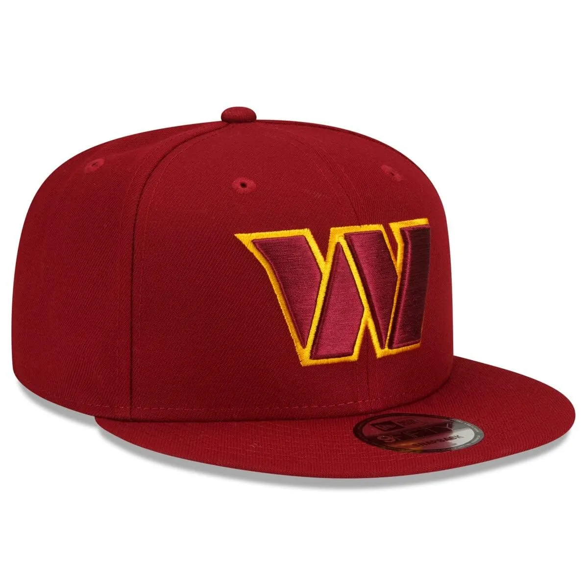 New Era NFL 9FIFTY - Cappello Regolabile con Chiusura a Scatto, Taglia Unica, Washington Commanders - Rosso, Taglia Unica - immagine 3
