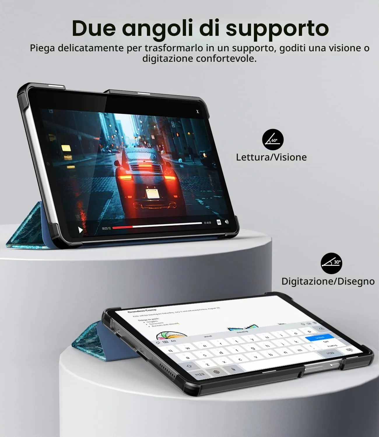 TiMOVO Cover per Samsung Galaxy Tab A11/A9 8,7 Pollici, Doratura - immagine 3