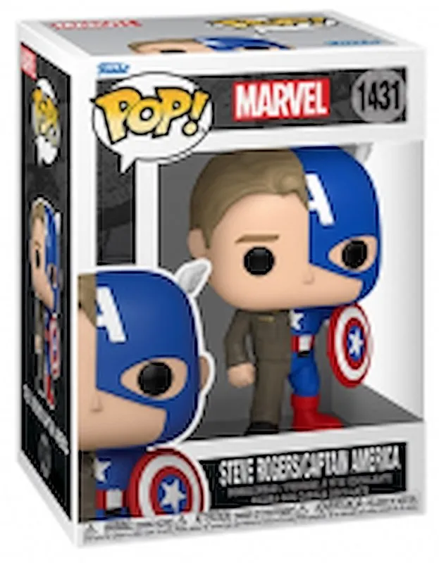 Funko Pop! Marvel Split Steve Rogers/Captain America 1431 80891 - immagine 1